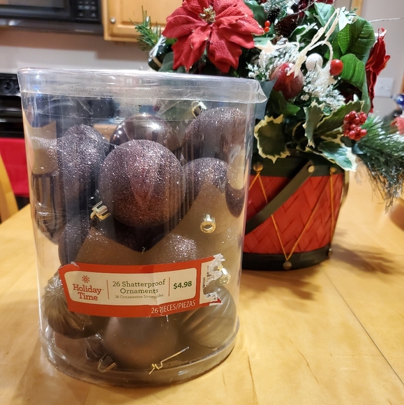 Shatterproof Ornaments, 22 included- EUC- Perfect for little trees! ๐ ๐คฉ - Picture 6 of 8